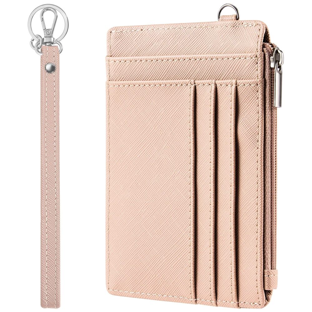 3321 Small Wallet Slim Wristlet Keychain Wallets RFID Credit Card Holder